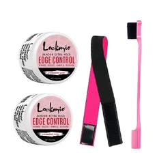 쿠쿠스토어여성 및 어린이 30g 엣지 컨트롤 젤 오래 지속되는 홀드력 천연 마무리 곱슬머리 헤어 왁스 부드, 04 30g gel-Brh 4pcs