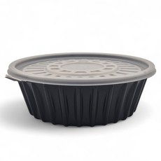 AJ 190파이 소 검정 우동 냉면 칼국수 용기 1050ml, 100개, 1개
