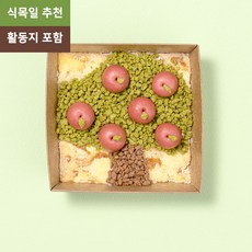 사과나무 꼴라주 크림 떡 만들기 식목일 초등 늘봄 어르신 돌봄 어린이 체험 요리 키트 요리하는떡카소