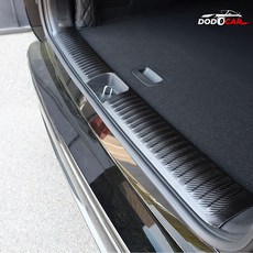 [카비니] 아이오닉9 호환 튜닝용품 트렁크 범퍼커버 가드 몰딩, 아이오닉9 트렁크범퍼커버 - 카본