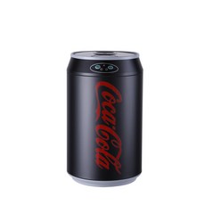 코카콜라 자동센서 쓰레기통 휴지통9L, 클래식 블랙