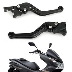 HONDA PCX 125專用CNC煞車離合拉桿-極限超快感, Black, 1個, Black