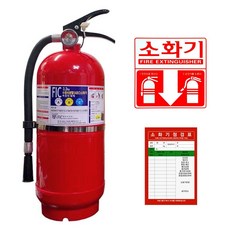 일명 ABC 분말소화기 3.3KG+점검표+스티커, 1개