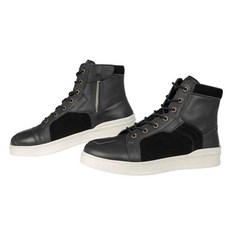 코미네 KOMINE SB304 가죽 스니커즈 바이크용 스니커즈 아시안 핏 소가죽 시프트 패드 사이드 지퍼