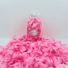 바로사용가능한 분리형 플라워샤워 웨딩 꽃잎 조화, 500개, 레드혼합