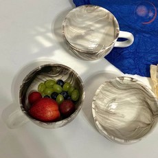 랄라온 핸드 보울 빙수그릇, 블랙