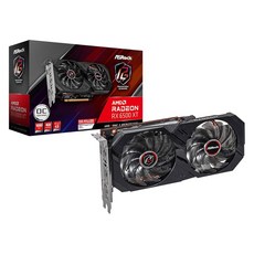 RX6500 XT 4GB GDDR6 사일런트 쿨링 18Gbps 64비트 그래픽 카드 듀얼 HDMI 디스플레이포트 daD7