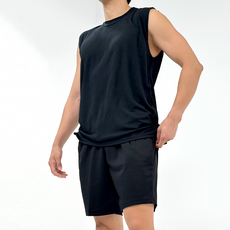 빅사이즈 남자 나시 민소매 쿨티셔츠 기능성티셔츠 쿨론 쿨링 3XL 4XL 5XL 6XL 2p 3p