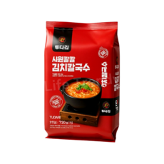 투다리 시원칼칼 김치 칼국수, 1개, 720g