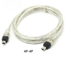 DV 카메라용 고속 파이어와이어 케이블 USB 2.0 - 4핀 6핀 4핀 카메라 주변기기용 ILink IEEE 1394B 케이블, 03 4P 4P