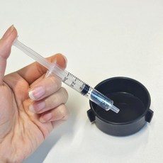 [1+1] 실속 고급 파충류 피딩 반려동물 약 투약 레진 공예 주사기 3ml 생활 감성 선물 추천