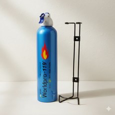 휴대용 소화기 간이 스프레이 360ml 웰빙 소화용구 안전, 프로119 소화기 360ml(블루), 1개