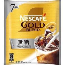 네스카페 골드 블렌드 일본 포션커피 7개입 x 4개 무설탕, 7개