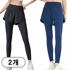 차쿠 1+1 여성 바지레깅스 필라테스 스포츠 레깅스 바지 빅사이즈 레깅스 운동복 바지