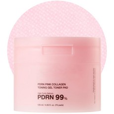 PDR 粉色膠原蛋白凝膠爽膚水棉片, 1個, 無logo