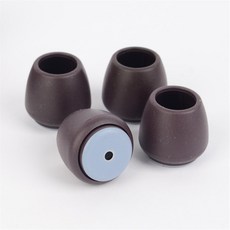 쥬넛 갈색 의자다리커버 진동흡수패드 식탁의자캡, 적정 30~33mm