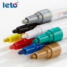 LETO 레토 메탈릭 건담마커 방수 탈색방지 LT-1101, LT-1101 골드, 1개