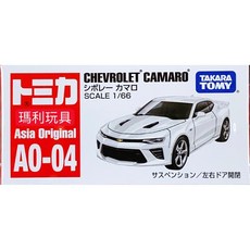 TOMICA 多美小汽車 亞洲限定 AO-04 雪弗蘭 Camaro TM90398, 1個