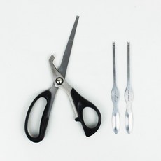 삼덕 퀸스타 게가위 게포크 세트 2P 주방용품, 삼덕게가위세트