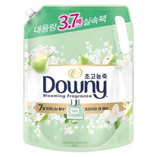 Downy 香水超濃縮衣物柔軟精 小蒼蘭與西洋梨 補充包, 1個, 2.6L