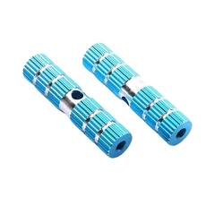 FOOKER 자전거 페달 미끄럼 방지 알루미늄 합금 MTB 산악 3 베어링 916 도로 BMX 자전거용, Blue