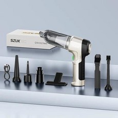SZUK C017MAX 차량용 진공 청소기 휴대용 미니 무선 강력한 흡입 청소 기계 신제품, 없음, 1) Max