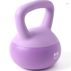 소프트 케틀벨 6kg 퍼플 뱃살 코어근육 손잡이, 1개