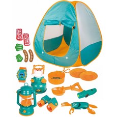 키즈 캠핑 텐트 놀이세트 풀패키지 (랜턴|스토브|쌍안경 포함), 1개