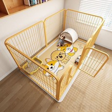 寵物圍欄 狗圍欄 寵物柵欄 自由組合 加粗安全門欄 方管卡扣設計, 1個