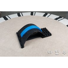 다있수 목 등 허리 스트레칭 3색 거북목 굽은 어깨 사무직 필수템, 블루