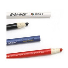 지구화학 글라스메이트 유리용 색연필 1타 (12자루), 빨강