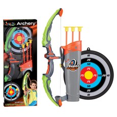 弓箭射箭玩具 兒童射擊射箭帶吸盤閃光弓箭玩具, 綠色弓箭:881-24A, 1個