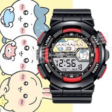 多 儿童手表 卡通烏薩奇小八吉伊痛表 電子手錶 可愛周邊運動防水 學生手錶