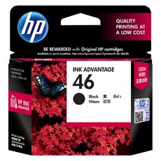 HP 46 INK ADVANTAGE 墨水匣 (CZ637AA), 黑色, 1個