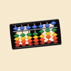 컬러 주판 7선 교육용 계산놀이 DD-11094, 단품