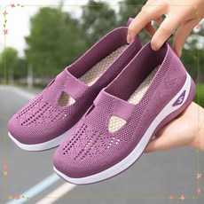 촹싱유푸이 여성 발편한 매쉬 슬립온 가벼운 여름 운동화 메리제인 스니커즈 매쉬 슈즈 쿠션좋은신발 SK8
