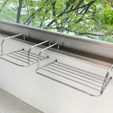 빨래 창틀 건조대 창문 수건 건조대 미니 원룸 걸이형