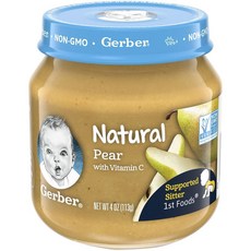 거버 내추럴 액상 어린이 미음 113g, 배 (Pear), 1개
