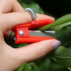원예용 화초 정리 소형 절단 도구 주방 사무 핸드 커팅 기구 레드 컬러 손잡이, 1개, 상세페이지 참조