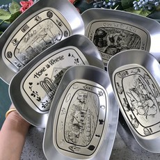 BROWMODA 캠핑 빈티지 과일 트레이 스낵 플레이트, 커피, 1개