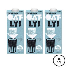 오틀리 오리지날 스웨덴 귀리우유 1L 3팩, 3개