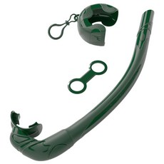 이프노스 프리다이빙 롤업 스노클 스노쿨링, 딥그린