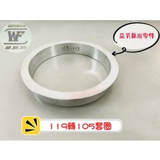 益芳 封口機套圈 119轉105規格專用, 1個