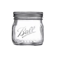 梅森瓶2入組 帶分體蓋密封蓋 梅森罐 優格罐 玻璃密封罐 果醬罐 燕麥罐 隔日到貨, 1個, 16oz石榴款473ml(兩隻裝）, 473ml