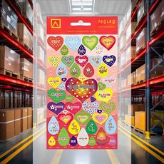 러브 스티커 책자꾸미기 학생용문구 노트 다이어리 카드꾸미기 다이어리꾸미기