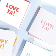 카드엽서 미니 감사 카드 세트 컬러 마이 디얼