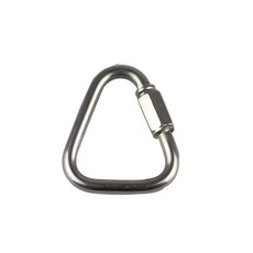 諾亞金屬 不鏽鋼三角形快速連接環 攀巖繩索織帶連接扣, 3.5mm-304
