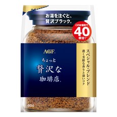 ChottoZeitakunaKohiten AGF特調即溶咖啡補充包, 80g, 1包, 1包