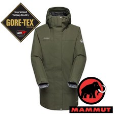 MAMMUT 長毛象 Treeline HS Thermo 女單件式GT連帽外套 1010-32270 深沼澤綠