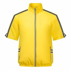 12V空調服 USB風扇反光背心 夏季短袖降溫電風扇服 戶外工地降溫服